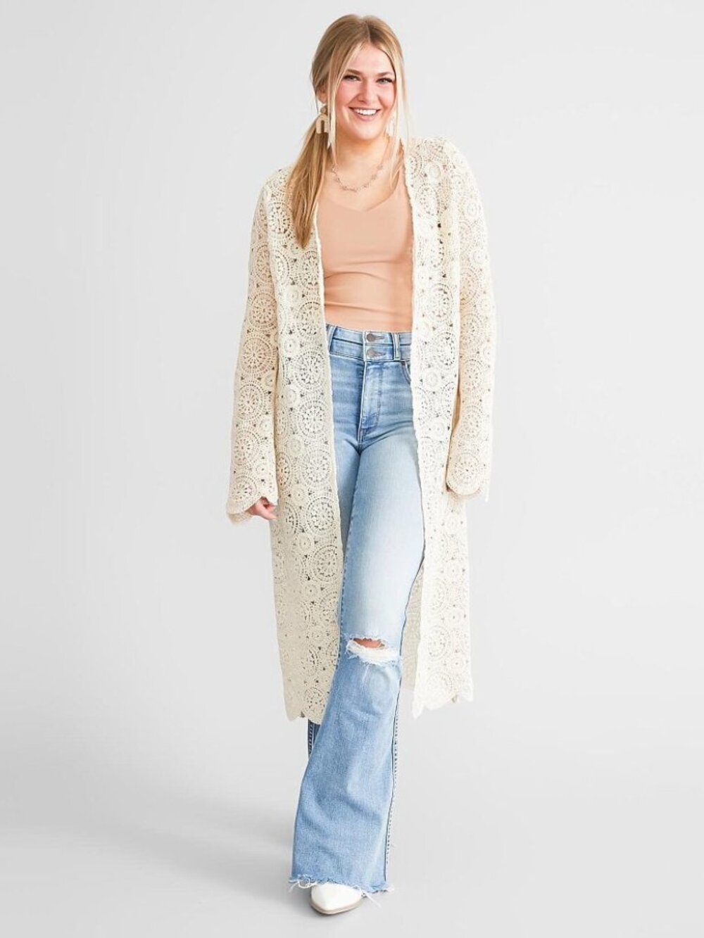 Miss Me Crochet Cardigan